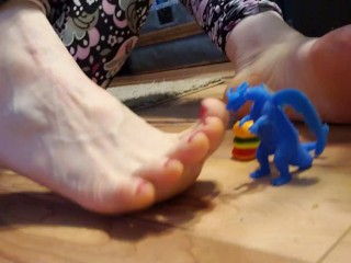Destroying A Gummy Man_with my BareFoot