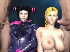 Juri and Cammy Take Turns Shrinking Cocks into Puny Peepees
