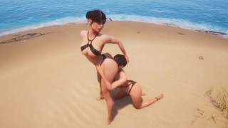 320px x 180px - Standing Lesbian Licking Form back in Beach - Pornhub.com