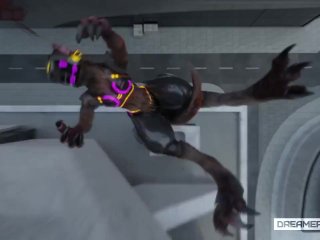 Synthetic Love - Protogen Furry Film [Mating Press] [Cowgirl] [Power Play]
