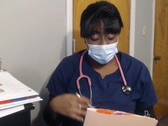 POV Roleplay Your Sexy Follow-up Appointment With Ebony Doctor