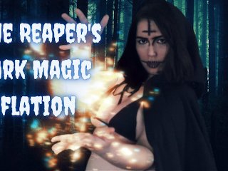 The Reaper's Dark Magic Inflation - Pov Gets Magically Inflated & Burst By The Grim Reaper!