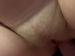 Busted a fat_Nut in_this SHAVED Pussy