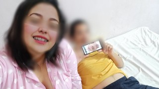 Try It On Me Pinay Viral 2021 Pinay Step Sister Caught Step Brother Jerking Off To Anal Video