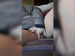 Kitty touches herself