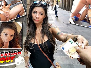 German Scout - Big Tits Latina Milf Lily I Pickup Rough Fuck And Rim I Street Casting