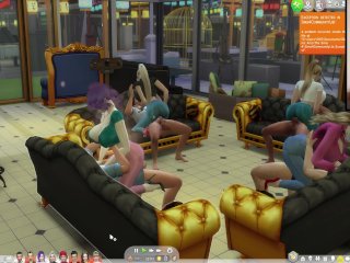 The Sims 4: Passionate Sex onThe Couch_for 8 People
