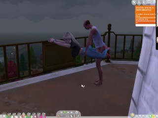 The Sims 4: Enjoy the view from the_lighthouse and have sex with a beautifulwoman