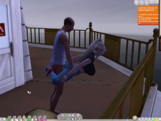 The Sims 4: Enjoy the_view from the lighthouse and have sex with a beautiful woman