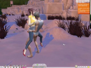 The Sims 4: Intense sex with beautiful women at_the junkyard