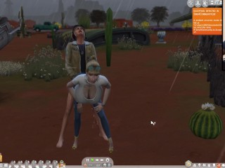 The Sims 4: Hot sex_in the desert_storm