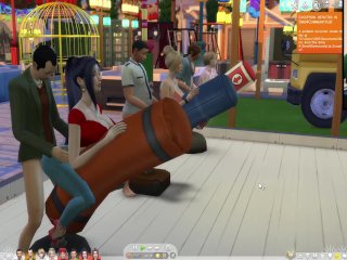 The Sims_4:6 People on_the Boxing Sandbag Crazy Sex