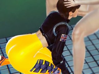 Tracer Toilet Blowjob