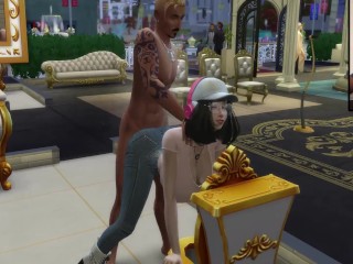 The Sims 4:Intense sex_with big stars