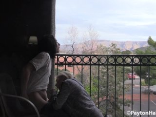 Connor Kennedy Gets a BLOWJOB on HOTEL BALCONY During the_Day