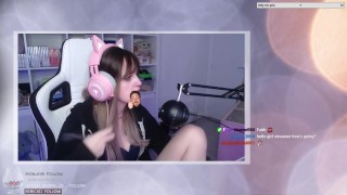 CHASED LIVE BY A CUTE AND HOT TWITCH STREAMER