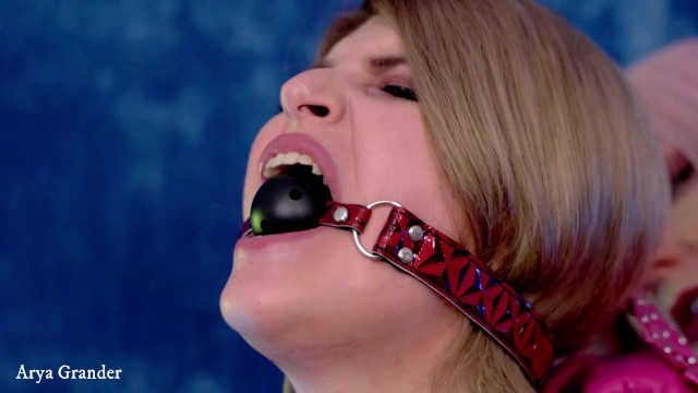 Hot Food Fetish and FemDom Lesbian Play with Deep Throat and Ice Cube - Arya Grander