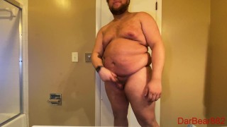 The Fat Verbal Guy Talks Down To You While You Jerk Off To His Big Hanging Belly And Other Things