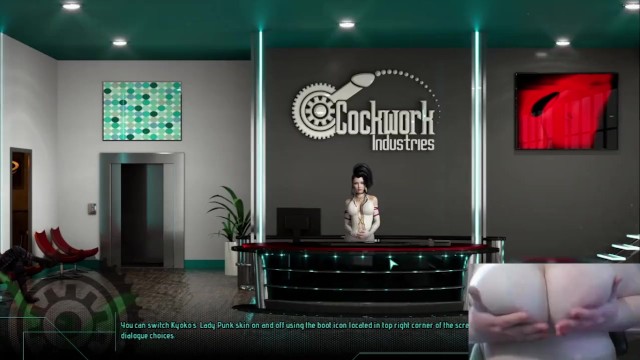 Cockwork Industries PC Game & Boob Play Part 1- Chubby amateur tit play from talking to Kyoko 4