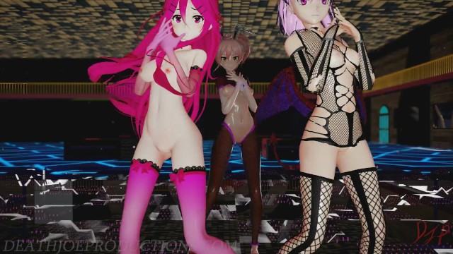 MMD R18 Mika Yamakaze And Misaka Higai Mousou Keitai Joshi 1230