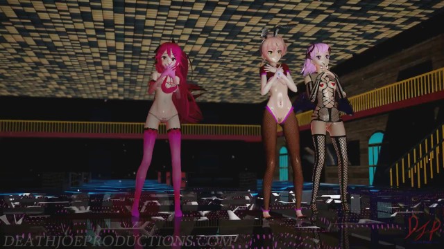 MMD R18 Mika Yamakaze And Misaka Higai Mousou Keitai Joshi 1230