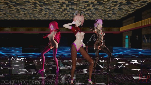 MMD R18 Mika Yamakaze And Misaka Higai Mousou Keitai Joshi 1230