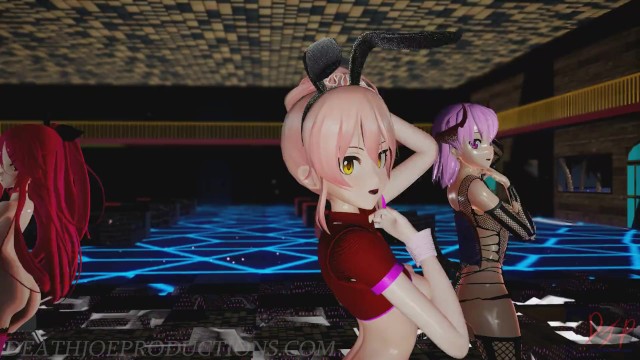 MMD R18 Mika Yamakaze And Misaka Higai Mousou Keitai Joshi 1230