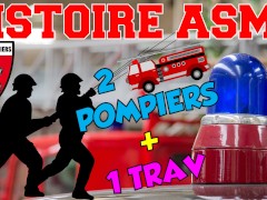 1 Travesti se fait Enculer par 2 Pompiers / ASMR français