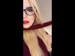 Nemesis Sky hot blonde gives you her leash and fucks herself with a dildo Full Movie On OnlyFans