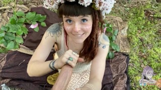 Pagan Sex Magick for Spring Festivus - Eye Contact Blowjob and Roleplay