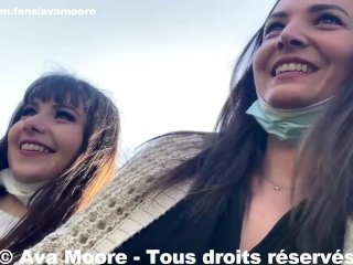 Ava Moore - We Suck A  In The Toilet Of A Park In Lyon With Luna Rival - Porno Realite
