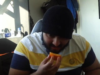 Solo Male Eating Fruit and Talking_About His Day(s) #3