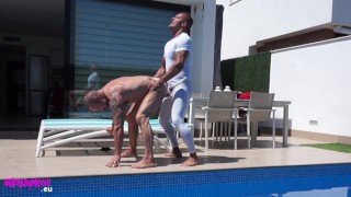 White Wet Spandex Fucking