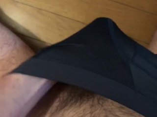 変態日本人男が情けない喘ぎ声出しながらパンツの中で寸止めオナニー #1
