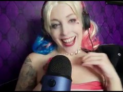Harley Quinn wants you to stroke your cock hard(ASMR) - Mel Fire