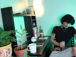 Naughty Romeo Stops Doing Homework To Jack Off