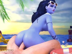 Widowmaker Riding Dick On The Beach Part 3 [Grand Cupido] ( Overwatch )