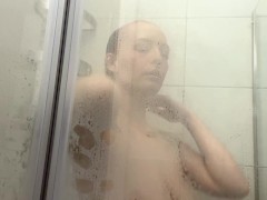 Raw hot shower pounding with big ass up close POV