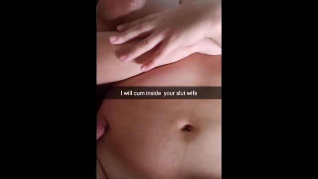 640px x 360px - I will Creampie in your Cheating Wife Deep in her Fertile Womb! - Cuckold  Snapchat Captions - Pornhub.com