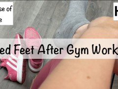 tired feet after gym workout (foot fetish) - glimpseofme