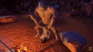 Small Dick Max At The Campfire Fucks Wild Life Huge Guy