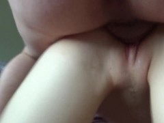 Sexy Babe Riding my Cock and gets Fucked from behind