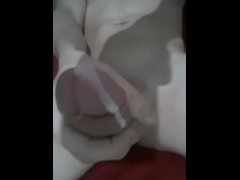 Cum dripping from big dick