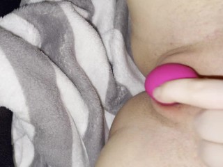 slut jerks off and cums from vibrator /_pussy so wet and_sweet