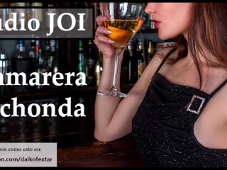 Audio JOI Con Camarera Española_Muy Cachonda