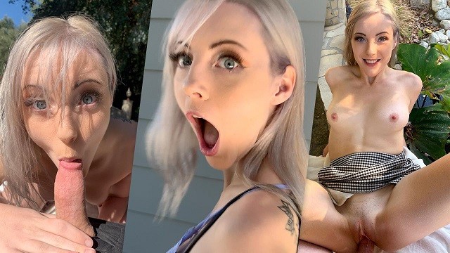 Blonde Porn Public - Blonde JAMIE JETT Public Sex after Crashing Porn Set - Pornhub.com