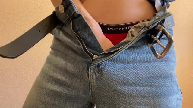 Hot ass was spanked with a belt 10