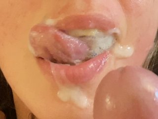 Compilado De Tragadas De Semen De Luci