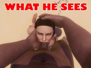 What he sees...