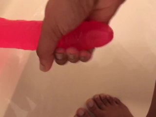 Sweet Girl Rubs Your Dick *Pov* (Showing Feet)